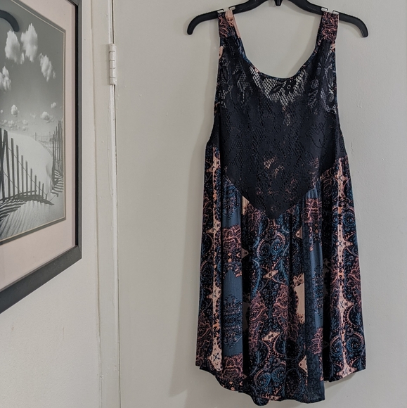 {Free People} Brand New Count Me In Trapeze Tunic - Picture 4 of 9
